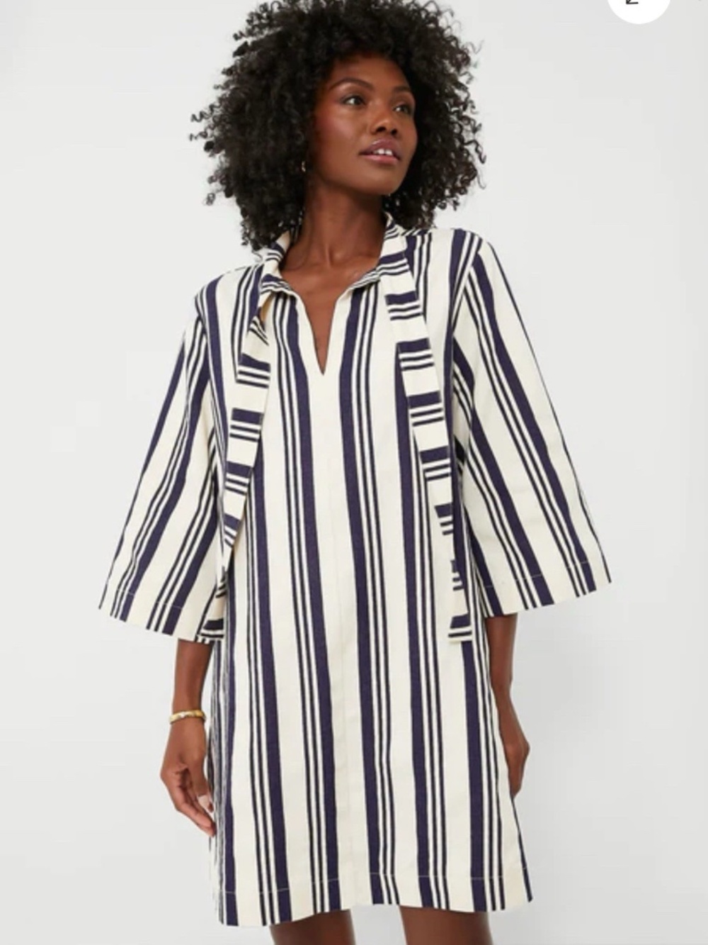 Tuckernuck Navy Stripe Montauk Dress XXXL
